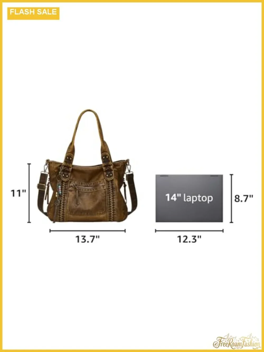 Women's Large Tote Crossbody Bag Soft Faux Leather Hobo Handbag with Pockets
